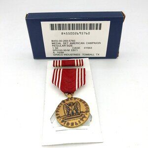 Vintage WW2 WWII Military Decoration Medal USA Fidelity Honor with box